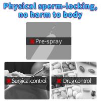 Leten silicona retrasar la eyaculación jaula de castidad súper pequeña anillo ajustable anillo de escroto juguete sexual masculino para hombres - details 5