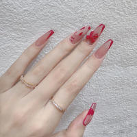 Cubierta completa de manicura extraíble, decoración de uñas, prensa en uñas largas, tipo de pegamento - details 3