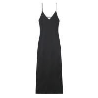 TRAFZA 2025, vestido elegante ajustado para fiesta en la playa, vestido de verano para mujer, Sexy, sin mangas, con espalda descubierta, cuello en V, cremallera trasera, vestido Midi liso - details 8