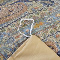 Funda de edredón de algodón de cuatro piezas con estampado de satén americano de lujo, textiles para el hogar, cuatro piezas - details 2