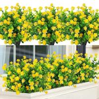 4 Clusteres de Ferntemadera Artificial Resistente a UV Plantas de Hogar Verdes para Jardín y Patio - details 7