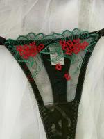 Conjunto de sujetador de encaje Floral, lencería elegante, ropa interior de lujo bien llamativa, conjuntos exóticos de encaje fino de Hada erótica Sexy, sujetador transparente - details 18