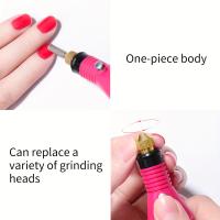 Juego de taladro eléctrico para uñas con diferentes puntas, kit de manicura y pedicura de alta potencia, equipo de arte de uñas - details 8