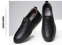 Mocasines de alta calidad para exteriores, cómodos, a la moda, suaves, clásicos, antideslizantes, hechos a mano, zapatos casuales de hombre de cuero vacuno. - details 8