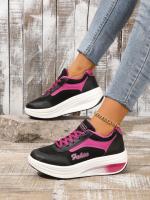 Zapatillas Deportivas Casuales Nuevas Otoño 2023 para Mujer Moda Transpirable Malla Zapatos Planos con Plataforma Zapatos Vulcanizados - details 20