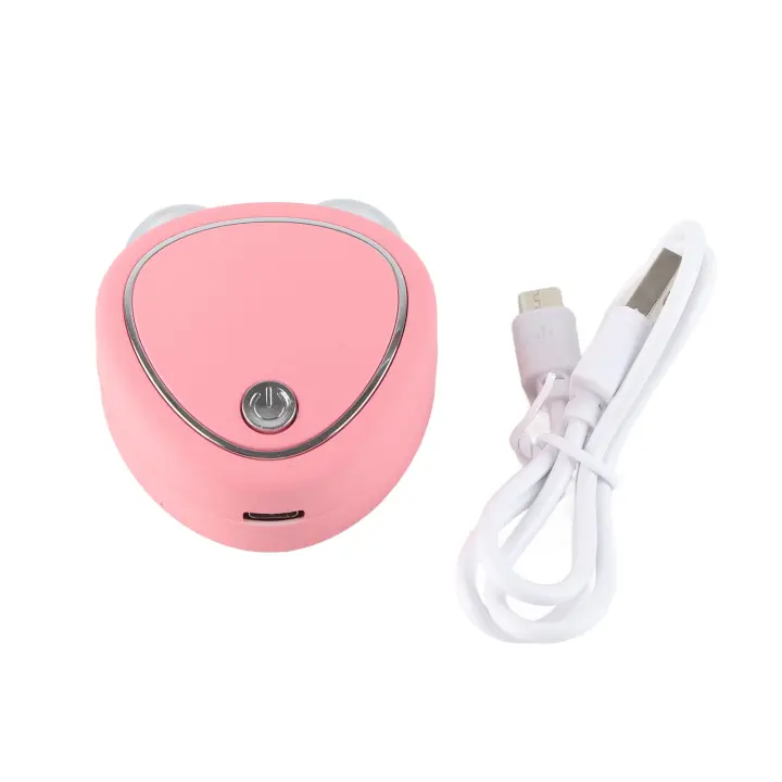 Masajeador Facial de microcorriente, dispositivo de mano para reducir la papada, Lifting Facial, USB, portátil, forma de corazón, esculpido Facial - 1