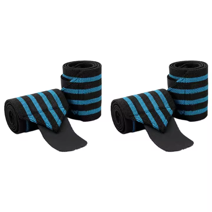 Muñequera de compresión para levantamiento de pesas, banda elástica, equipo de Fitness, Protector de muñeca deportivo B - 1