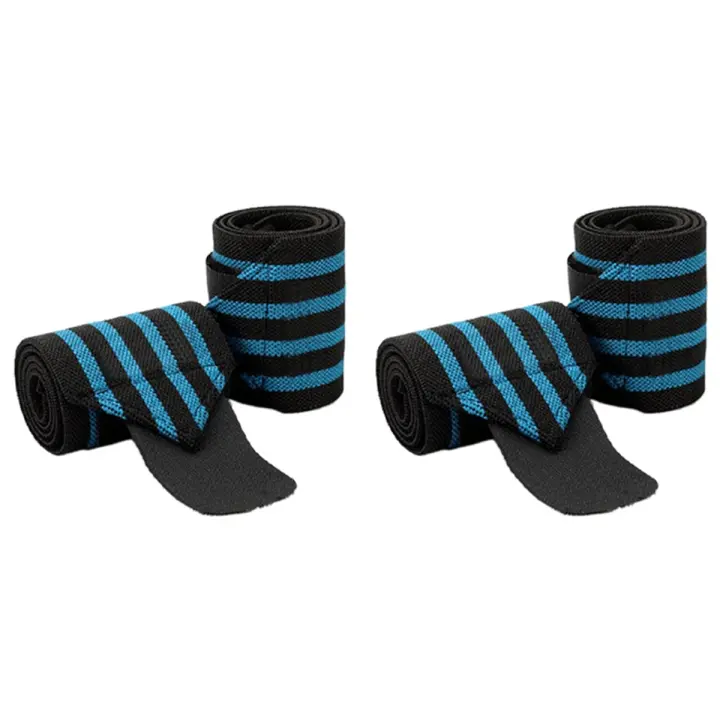 Muñequera de compresión para levantamiento de pesas, banda elástica, equipo de Fitness, Protector de muñeca deportivo B - 1