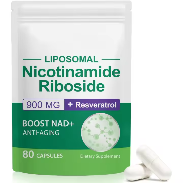 Mariayu NAD Riboside 900, nicotinamida riboside, suplemento NAD+, con resveratrol posomal, quercetina, apoya la salud - 1