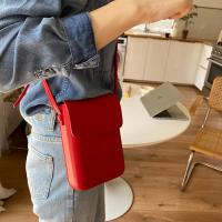 Bolso cruzado magnético de moda para mujeres Diseño vertical elegante Mini bolso de hombro de cuero PU Diseño minimalista para el teléfono - details 37
