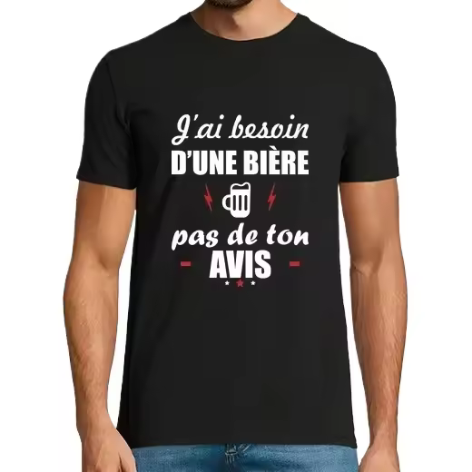 necesito una cerveza humor alcohol Camisetas CERVEZA,Pack Regalo Camiseta Personalizada - 1