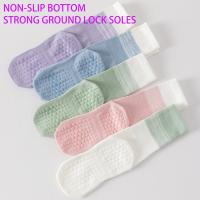 3 pares de calcetines de algodón antideslizantes transpirables de media pantorrilla para Yoga calcetines deportivos calcetines de Pilates danza Fitness entrenamiento mujeres calcetín EU36-42 - details 5