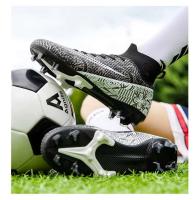 Zapatos deportivos de entrenamiento anchos para fútbol TF AG FG de tobillo alto antideslizantes Foo para interiores de césped para hombres y mujeres - details 7