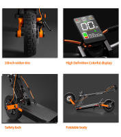 Patinete Eléctrico Plegable Joyor S5-Z Velocidad de 25KM/H Potencia de 600W Listo para Carretera - details 9