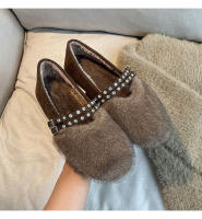 Mary Jane, zapatos esponjosos para mujer en invierno, zapatos de gorro, zapatos de algodón de terciopelo. - details 38