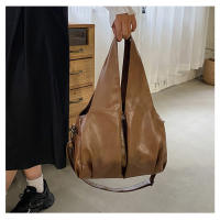 Bolso de gran capacidad de las mujeres de la primavera nueva moda simple retro bolso de mano nicho bolso de hombro - details 26