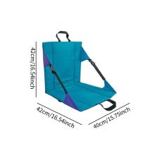 Folding Cushion Seat Comfortable Portable Folding Beach Chair for Bleacher Outing Sports Events Music Festivals Fishing Camping