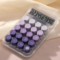 Calculadora de Oficina de Aprendizaje, Mini calculadora portátil de 10 pantallas grandes, calculadora de teclas mecánicas - details 1