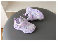 Zapatos de niñas primavera y otoño nuevas luces zapatos deportivos de 1-3 años de edad 2 zapatos de bebé zapatos de viaje de cuero transpirable suela suave - details 11