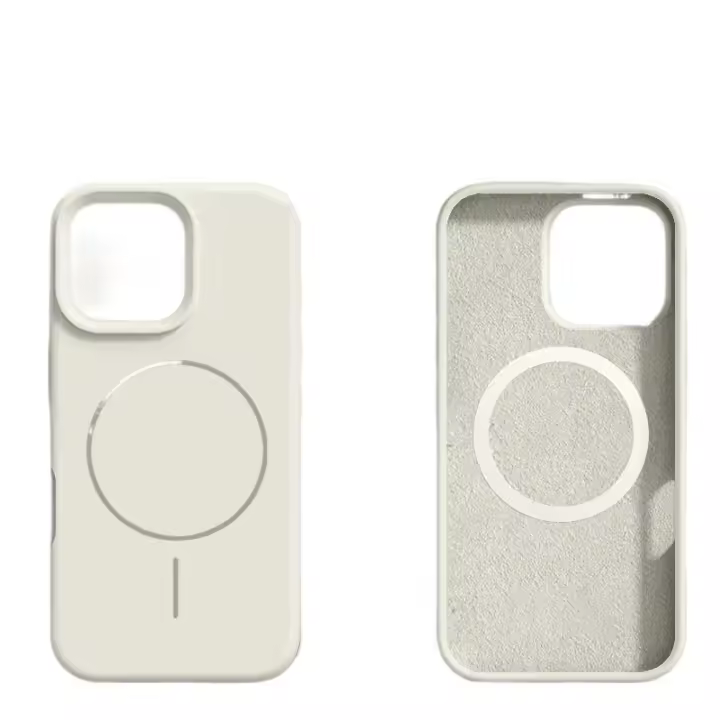 Funda de Silicona Líquida Magsafe para iPhone Protector de Carga Inalámbrica Magnético - 1
