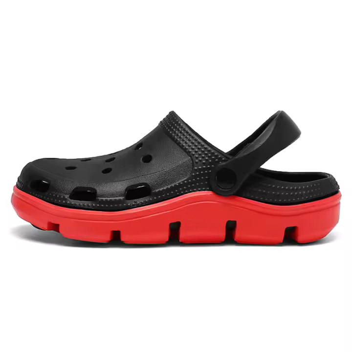 Zuecos antideslizantes para hombre, sandalias de playa con correa ajustable, zapatillas para el hogar - 1