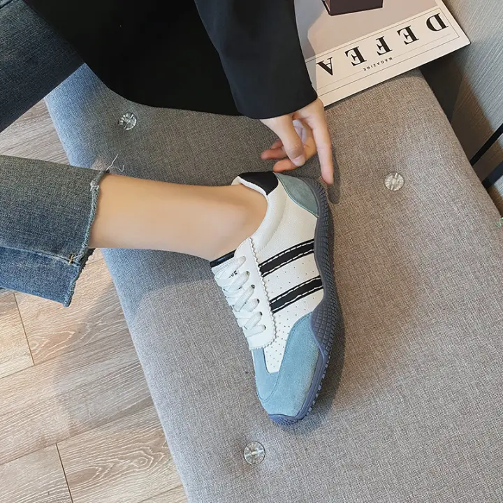 Nuevo versátil feo lindo casual zapatos deportivos plano casual zapatos de mujer de gran tamaño 41-43 - 1