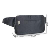 Bolsa de Cintura de Nylon para Hombre Bolso de Teléfono con Correa Bolsa Deportiva con Cremallera - details 2