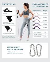 Juego de bandas de resistencia para ejercicios físicos, tubos elásticos, cuerda de tracción, banda de Yoga, equipo de entrenamiento para gimnasio en casa, 360 libras - details 17