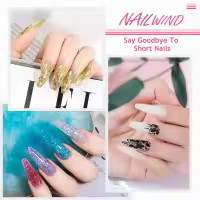 NAILWIND-Juego de manicura semipermanente, esmalte de uñas semipermanente, Gel de extensión, pegamento, capa superior y Base, UV Led - details 13