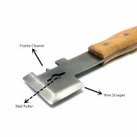 Cuchillo multifuncional con mango de madera para raspar miel, herramienta de colmena de apicultura, suministros de apicultura, 1 unidad - details 4
