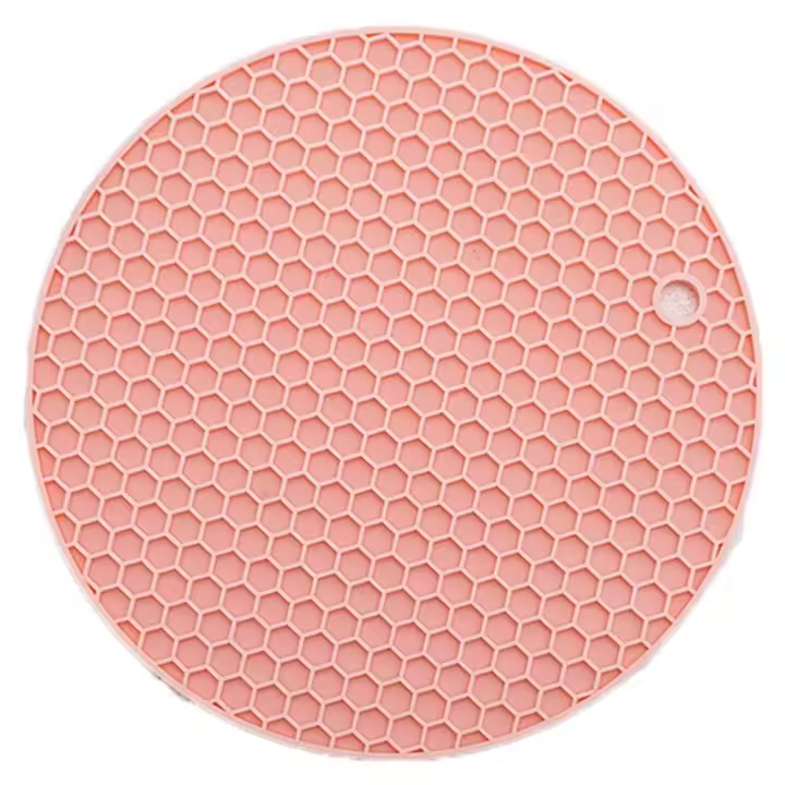 Alfombrilla de silicona resistente al calor para ollas de cocina, almohadilla antideslizante duradera, alfombrillas en forma de panal, resistente al calor - 1