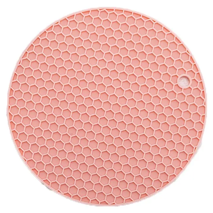 Alfombrilla de silicona resistente al calor para ollas de cocina, almohadilla antideslizante duradera, alfombrillas en forma de panal, resistente al calor - 1