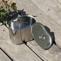 Lixada - Taza de cantimplora de acero inoxidable con tapa con asa plegable, adecuada para acampar al aire libre, senderismo, mochileros, picnics, novedad - details 4
