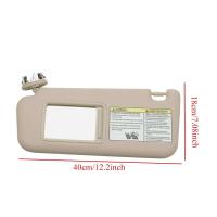 Parasol delantero para coche, protector solar izquierdo y derecho con espejo de maquillaje, adecuado para Toyota RAV4 2006 2007 2008 2009 2010 2011 2012 - details 16