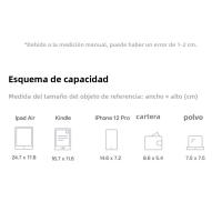 Bolso de Mano de Cuero de Vaca Primera Capa Manga Cruzada de Viaje Sencillo y Gran Capacidad - details 1