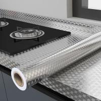 Adhesivo autoadhesivo a prueba de aceite para cocina moderna de 300cm, papel de aluminio, pegatina autoadhesiva para pared para armario de cocina, papel tapiz DIY - details 1