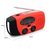 Radio portátil con dinamo solar AM/FM/NOAA con linterna L multifuncional y banco de energía para emergencias y - details 18