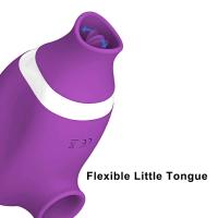 Leten 2 en 1 vibrador de succión para lamer el clítoris para mujeres 10 vibraciones clítoris succionador consolador estimulador juguetes sexuales productos para adultos - details 3