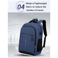 Mochila Impermeable Para Hombres Ultra Ligera Con Capacidad Para Portátil De 15.6 Pulgadas Estilo Clásico Bolsa De Espalda Para Libros Y Uso Diario - details 8
