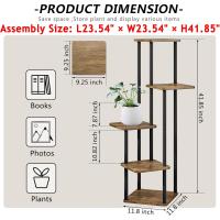 Soporte de Plantas de 5 Niveles Estante de Metal para Múltiples Flores - details 5