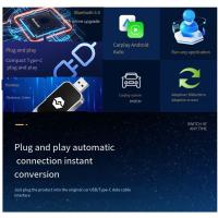 Adaptador inalámbrico USB 2 en 1 para coche, convertidor con cable, Carplay, Android - details 3