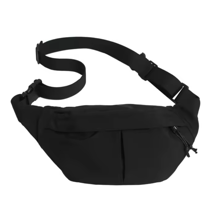 Bolso de pecho de nailon de Color sólido, bolso cruzado multifuncional de gran capacidad para teléfono, bolso cruzado, riñonera de estilo coreano para correr - 1