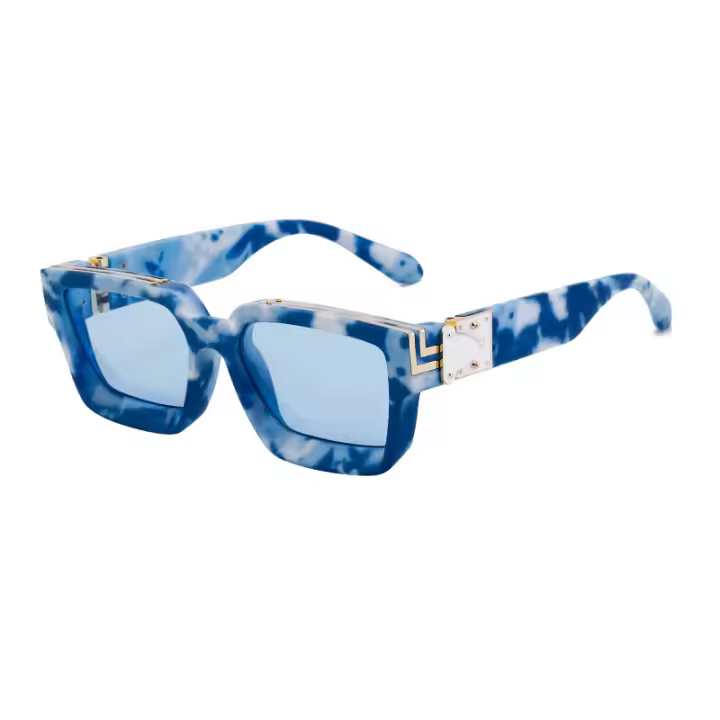 Gafas de sol Moda para hombre Gafas de sol con montura cuadrada de tendencia Gafas de moda para mujer - 1