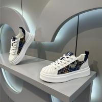 Nuevos Zapatos De Tablero Ligeros Casuales De Moda Bordada, Zapatillas De Suela Blanda De Suela Gruesa - details 4