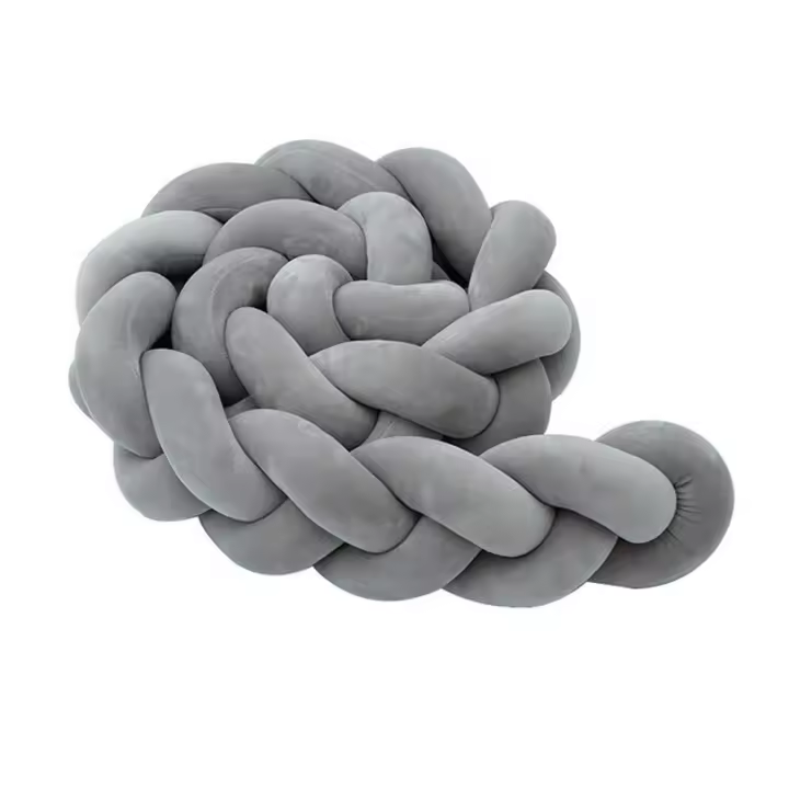 Protector De Cama Con Bordes Tejidos Para Proteger La Cabecera De La Cuna, 100 Cm - 1