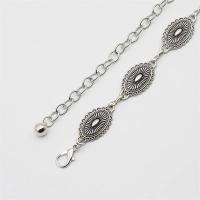 Cinturón de cadena de cintura bohemio de Metal de estilo étnico versátil Retro para mujer, cadena de suéter a moda, sello de cintura, accesorios de decoración corporal - details 4
