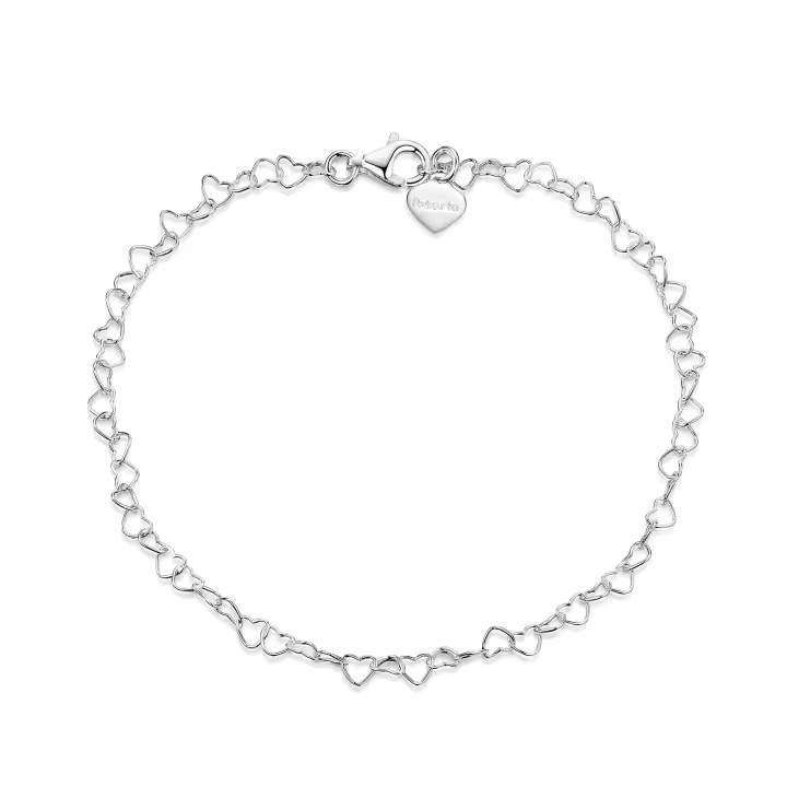 Pulsera de Corazones para Mujer en Plata de Ley 925 - 1