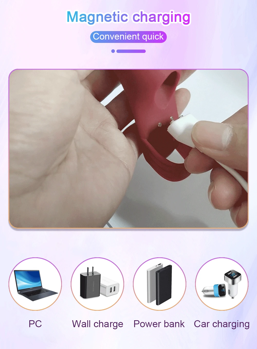 Estimulador Vibratorio Finger Potenciador de Placer para Mujeres Juguete Erótico para Parejas Lesbianas Categoría de Salud Categoría de Juguetes Sensuales - details 13