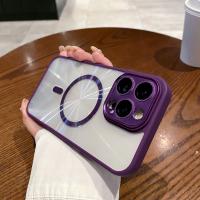 Funda de teléfono magnética transparente para iP A prueba de golpes con material PC+TPU - details 3
