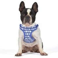 Correa de Perro Suave y Transpirable con Estampado de Dodo Azul Cubierta Ancha con Hebilla de Libertad de Pinzamiento - details 9